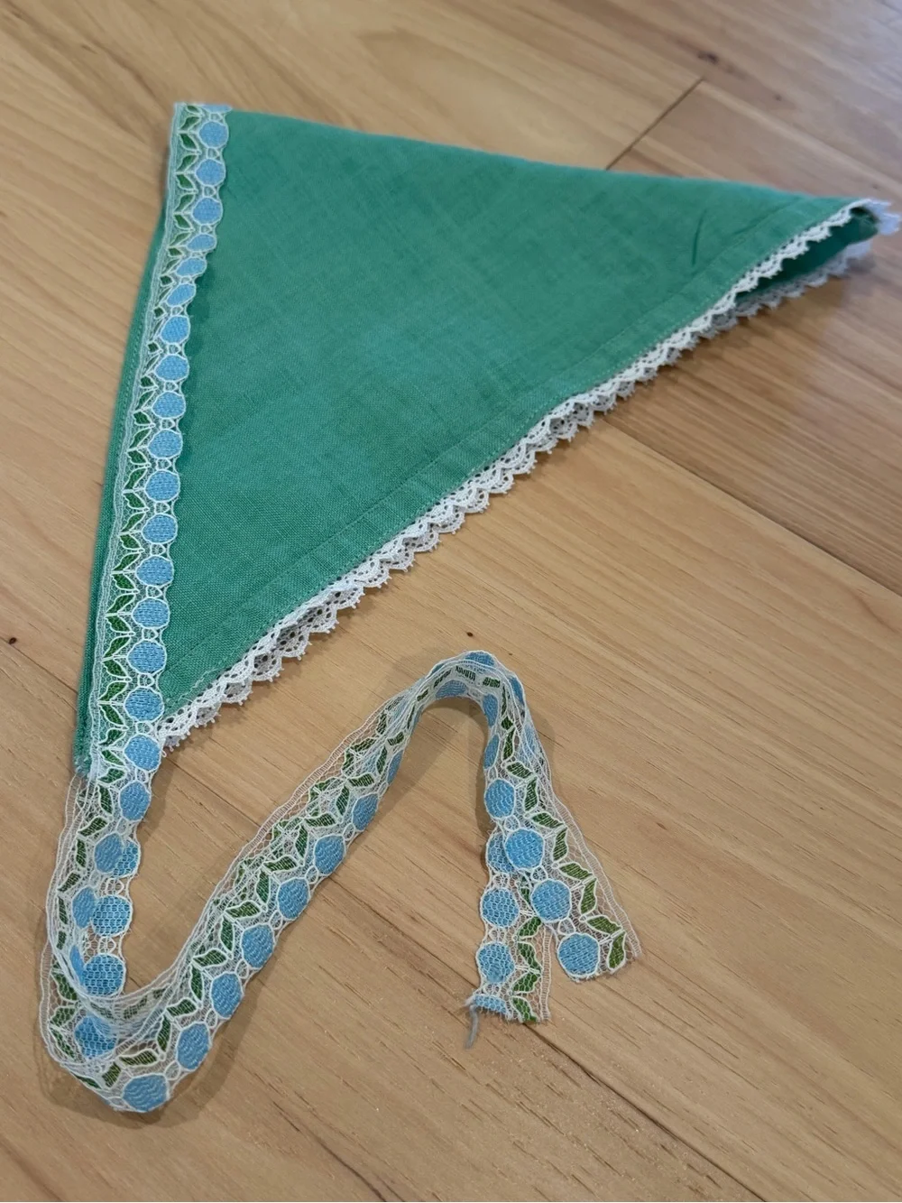 Handmade Cottagecore Bandana Triangle Hair Scarf